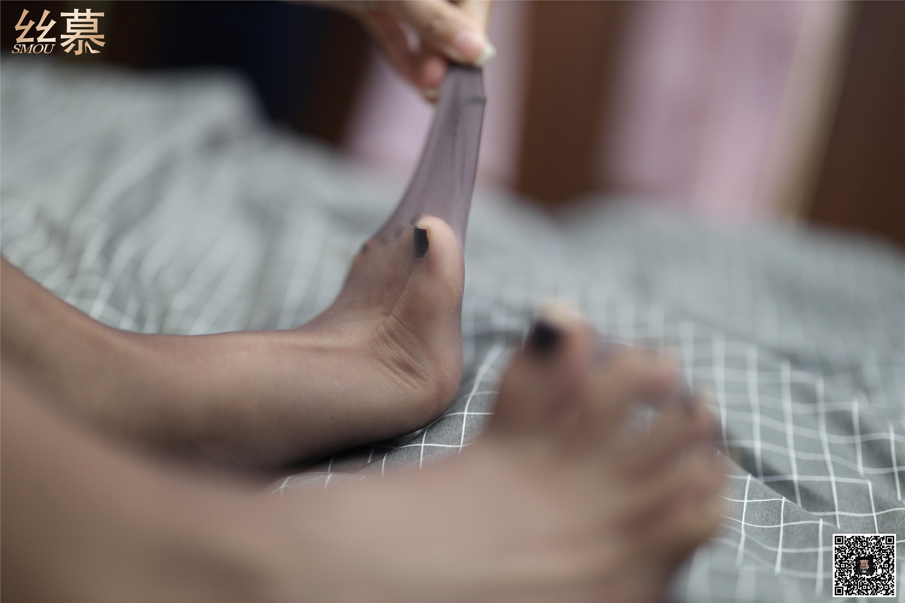 丝慕写真 特写集 TX048 茗茗《独特的紫色丝》